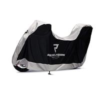 REBELHORN Cover II Top Box Funda para Moto | Poliéster Duradero | Compatible con Baúles de Motocicleta | Dos Agujeros para Cadena Antirrobo | Ajuste ceñido