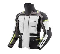 REBELHORN Cubby V Chaqueta de Moto Hombre | Textil | Protectores de Codos y Hombros Nivel 2 | In & Out Membrana Extraíble y Chaleco Aislante | Grandes Paneles de Ventilación