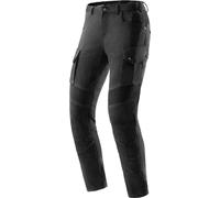 Rebelhorn Faster Vaqueros de moto, negro, Talla 40/32
