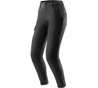 Rebelhorn Faster Vaqueros de moto para mujer, negro, Talla 26/28