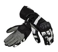 REBELHORN Fighter Guantes de Moto para Hombres Piel de Canguro y Cabra Paneles de SuperFabric Perforación Soporte de pantalla táctil