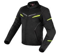 REBELHORN Flux Chaqueta de Moto Hombre | Membrana L-XTR desmontable | Protectores Codos y Hombros Nivel 2 | Paneles de Ventilación de Malla | Elementos reflectantes