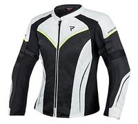 REBELHORN Flux Lady Chaqueta de moto para mujer Materiales duraderos Membrana L-XTR Protectores de codos y hombros Bolsillos de ventilación Elementos reflectantes