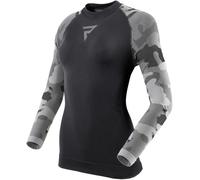 REBELHORN Freeze II Lady Camiseta Térmica Mujer | Manga Larga | Ropa Interior Termoactivo Enfriamiento | Absorción de Humedad | Transpirable | Zonas de Compresión | Ropa de Moto Térmica