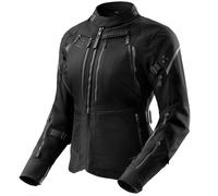 Rebelhorn Hardy 3.0 Chaqueta impermeable para motocicletas, negro, tamaño XL para Mujer