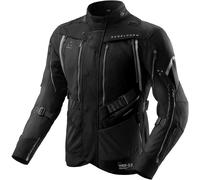 Rebelhorn Hardy 3.0 Chaqueta Textil de Motocicleta Impermeable, negro, tamaño 3XL para Hombres