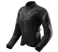 Rebelhorn Hiflow 5 Chaqueta impermeable para motocicletas, negro, Talla 2XL