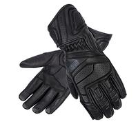 REBELHORN Hike II Lady Guantes de Moto de Piel de Cabra para Mujer Paneles de Espuma Ventilación Almohadillas amigables con la Pantalla táctil Certificación CE