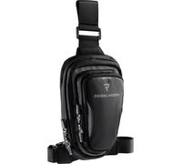 REBELHORN Hip II Bolsa de Pierna para Moto | Textil | Cremalleras con Cierre automático | Resistente a la Intemperie | Compartimento para teléfono de Neopreno | Elementos Reflectantes | Talla S