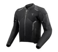 REBELHORN Jax Chaqueta de Moto Hombre | Textil | Protector de Codos, Hombros y Espalda Nivel 2 | Membrana Humax Extraíble | Grandes Paneles de Ventilación de Malla