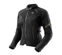 REBELHORN Jax Lady Chaqueta de Moto Mujer | Textil | Protector de Codos, Hombros y Espalda Nivel 2 | Membrana Humax Extraíble | Grandes Paneles de Ventilación de Malla