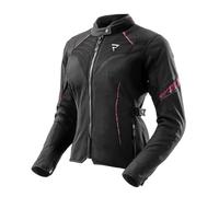 REBELHORN Jax Lady Chaqueta de Moto Mujer | Textil | Protector de Codos, Hombros y Espalda Nivel 2 | Membrana Humax Extraíble | Grandes Paneles de Ventilación de Malla | Tallas hasta 10XL