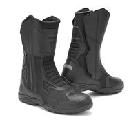 REBELHORN Range Botas de Moto Hombre | Protección de Tobillo y Espinilla | Membrana Sympatex | Paneles de Ventilación de Malla | Dos Cremalleras Largas