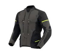 REBELHORN Range Chaqueta de Moto Hombre | Textil | Membrana Sympatex | Protectores de Hombros y Codos Nivel 2 | Paneles de Ventilación con Fidlock | 3 Capas