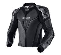 REBELHORN Rebel Chaqueta de Moto Hombre | Cuero de Vaca | Protectores de Codos, Hombros y Espalda Nivel 2 | Deslizadores de Codos y Hombros | Chaleco Impermeable In&Out