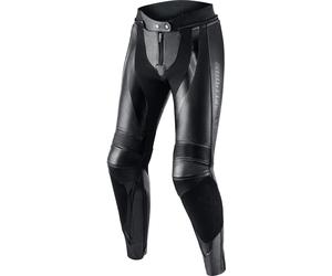 Rebelhorn Rebel Señoras Pantalones de Cuero de Motocicleta, negro, tamaño 42 para Mujer