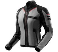 Rebelhorn Scandal 3 Chaqueta textil para moto para mujeres, negro/gris/rojo, Talla XL