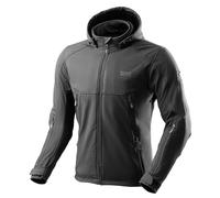 REBELHORN Slash Chaqueta de Moto Hombre | Textil | Softshell con Capucha Extraíble | Protectores de Codos y Hombros Nivel 2 | 6 Canales de Ventilación