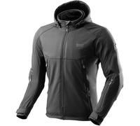 Rebelhorn Slash Softshell Chaqueta Textil de Motocicleta Impermeable, negro, Talla 4XL