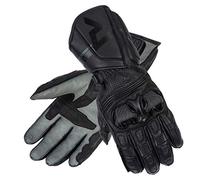 REBELHORN ST Long Guantes de Cuero para Motocicleta para Hombres Paneles superfabricados Paneles de Espuma SAS-Tec Ventilación Elementos Flexibles Almohadillas amigables con la Pantalla táctil