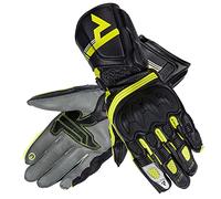 REBELHORN ST Long Lady Guantes de Motocicleta de Cuero para Mujeres Paneles Superfabric SAS-Tec Paneles de Espuma Ventilación Elementos Flexibles Táctiles Pasteles amistosos
