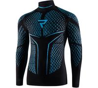 Rebelhorn Therm 2 Camisa funcional de manga larga, negro/azul, Talla XS/S