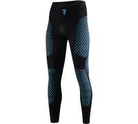 Rebelhorn Therm 2 Pantalones funcionales de motocicleta, negro-azul, tamaño L para Hombres