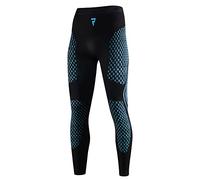 REBELHORN Therm II Pantalones Térmicos Hombre | Ropa Interior Térmica | Absorción de Humedad | Transpirable | Zonas de Compresión | Ropa de Moto Térmica