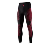REBELHORN Therm II Pantalones Térmicos Hombre | Ropa Interior Térmica | Absorción de Humedad | Transpirable | Zonas de Compresión | Ropa de Moto Térmica