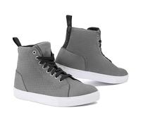 REBELHORN Tramp II Botas de Moto Mujer e Hombre | Cuero de Vaca | Perforado | Protectores de Tobillo | Refuerzos en los Dedos y Tobillos