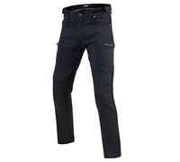 REBELHORN Urban III Pantalones Vaqueros de Moto Hombre | Forro de Fibra Aramida | Protectores de Rodillas y Caderas Nivel 2 | Orificios de Ventilación | 7 Bolsillos | Loose Fit