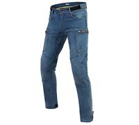 REBELHORN Urban III Pantalones Vaqueros de Moto Hombre | Forro de Fibra Aramida | Protectores de Rodillas y Caderas Nivel 2 | Orificios de Ventilación | 7 Bolsillos | Loose Fit