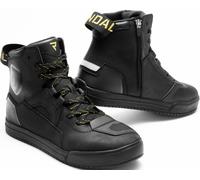 Rebelhorn Vandal 2 Zapatillas de moto para mujer, negro/dorado, Talla 40
