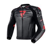 REBELHORN Vandal Chaqueta de Moto Hombre | Cuero de Vaca | Protectores de Codos y Hombros Nivel 2 | Deslizador de Hombro | Chaleco Softshell In&Out | Paneles Perforados