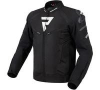 Rebelhorn Vandal Chaqueta Textil de Motocicleta Impermeable, negro-blanco, tamaño 9XL para Hombres