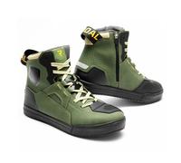 Rebelhorn Vandal 2 Zapatillas de motociclismo, oliva/naranja, Talla 44