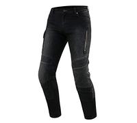 Rebelhorn Vandal Vaqueros de moto, negro, tamaño 30 34 para Hombres