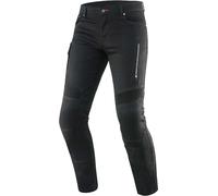 Rebelhorn Vandal Twill Vaqueros de moto, negro, tamaño 28 34 para Hombres