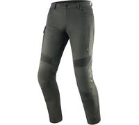 Rebelhorn Vandal Twill Vaqueros de moto, verde, tamaño 34 42 para Hombres