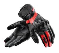 REBELHORN Viper Guantes de Moto Hombre | Cuero | Protectores de Nudillos | Deslizadores en la Parte Inferior de la Mano | Perforación para una Mejor Ventilación
