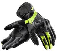 Rebelhorn Viper Guantes de moto, negro-gris-amarillo, tamaño L para Hombres