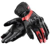 Rebelhorn Viper Guantes de moto, negro-gris-rojo, tamaño XL para Hombres