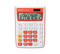 Rebell SDC912 elegante calculadora de escritorio - Orange naranja
