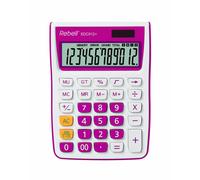 Rebell SDC912+ Stylish Desktop Calculator - Pink