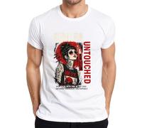 Rebellion Untouched She Walks with Japan Y2K - Camiseta para hombre, Blanco
