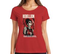 Rebellion Untouched She Walks with Japan Y2K - Camiseta para mujer, rojo, L