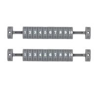 Rebellious 2 Piezas De Futbolín Contador De Plástico Airhockey Puntuación Unidades Contador Marcador Accesorios Contador