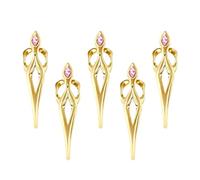 Rebellious 5 anillos de armadura para hombres y mujeres, minoría neutral, gótico, punk, anillos para punta de los dedos, fácil mantenimiento, anillos de punta de dedo neutral de género, como se