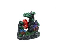 Rebellious Árbol de jardín de rocas decoración de acuario resina paisaje submarino para acuarios establecimiento de un pequeño paisaje de terreno para los hábitats de peces