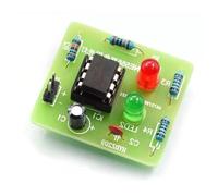 Rebellious Bloque De Terminales De Plástico Con Rejilla De 5 08 mm Luz Intermitente NE555 Conectores Electrónicos De Construcción Precisa Para Entusiastas. Bloque De Terminales